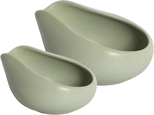 Loveramics 2-Pack Coffee Bean Dosing Cups by James Hoffmann, 30g-60g Capacity (Matte Light Green)