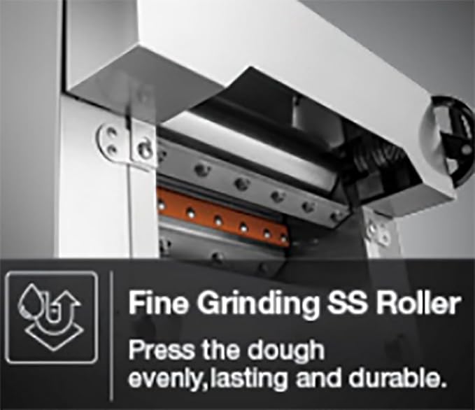 Electric Dough Roller Sheeter, Table Top Pizza Dough Press Mahcine, Commercial Dough Press Machine, Dough Pastry Sheeter Maker for Baking, For Making Pastries, Croissants, Pies,Cookies, Pizzas, Etc.