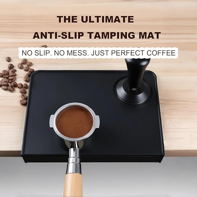 Espresso Accessories 58mm Spring Loaded Tamper Kit, 5-Piece Set with Needle Distributor WDT Tool, Dosing Funnel & Tamping Mat for 58 mm Portafilter Espresso Machines (58mm)