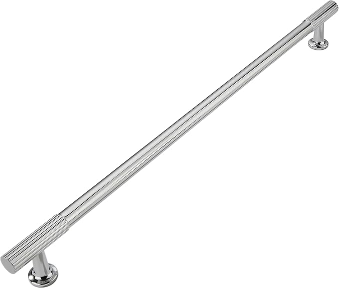 khtumeware Appliance Pull 12 Inch Hole Center 1 Pack Polished Chrome Cabinet Pulls Heavy Duty Solid Kitchen Drawer Handles Cabinet Hardware for Cupboard Drawer Handles Dresser Pulls