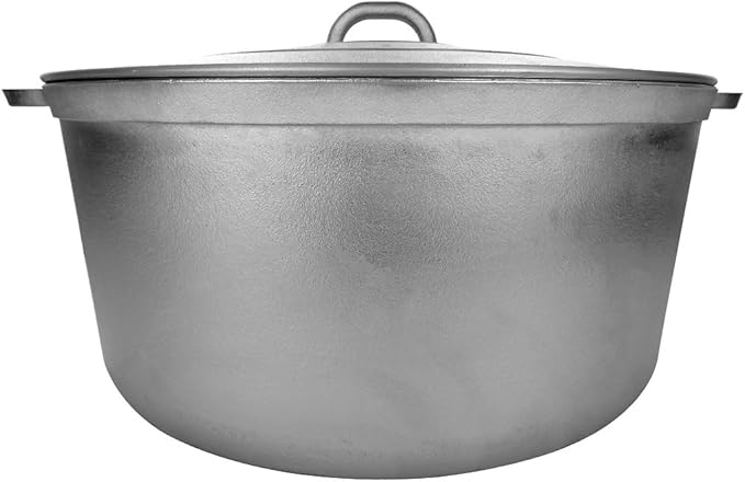 Uniware 9900 Super Quality Aluminum Caldero,Dutch Oven, 23.4 QT,Silver (42cm (16.5-Inch))