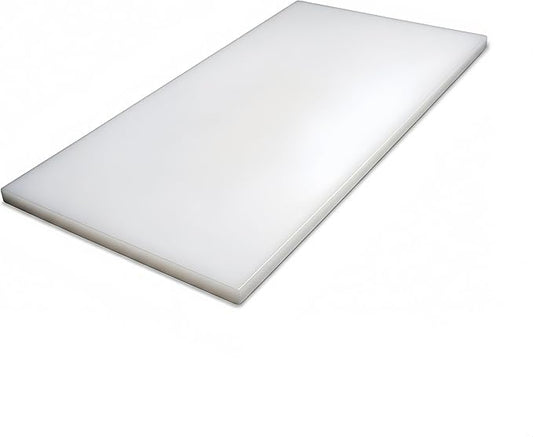 Commercial Cutting Board, Plastic Poly Kitchen Board Dishwasher Safe, Heavy Duty Food Prep Surface for Restaurant Use (24"L x 18"W x 0.57"Th)