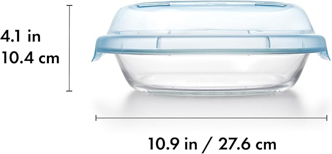 OXO Good Grips GLASS PIE PLATE WITH LID