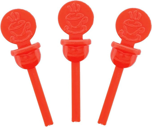 StixToGo Beverage Plugs - Leak Prevention Coffee Accessory for Hot Drinks, Disposable Coffee Stoppers, Fits Standard Lids - Red, 2", Pack of 2000