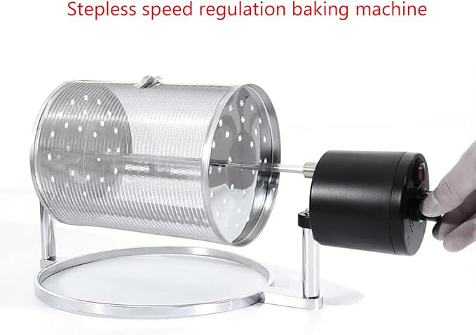 Electric Coffee Roasting Machine Grains Nut-Roaster Baking Machine Stainless Steel Coffee Roasting Cage (A)