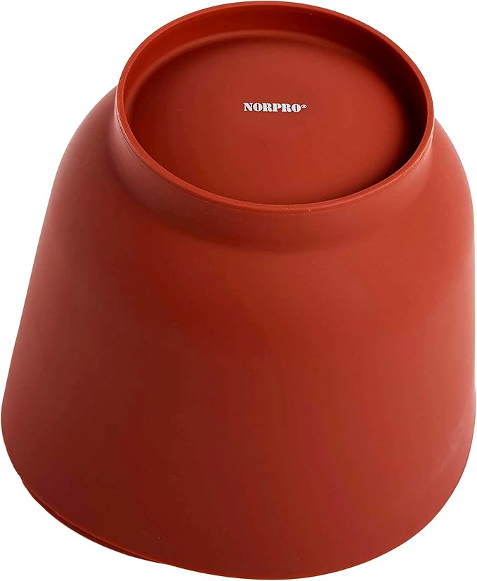Norpro Silicone Bowl Set 3 Piece Red 1019R