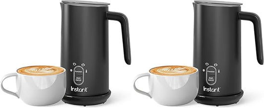 Instant Pot 4-in-1 Electric Milk Frother | 10oz | Black | Pack of 2