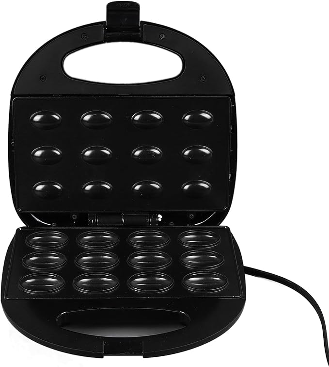 Electric Walnut Cake Maker, Non Stick Walnut Cookie Maker, Automatic Mini Nut Waffle Bread Machine, Electric cookie press Baking Breakfast Maker for Home Cooking