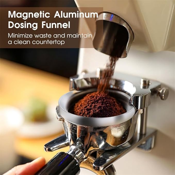 54mm Espresso Accessories Kit, Spring Loaded Calibrated Tamper, WDT Tool and Dosing Funnel Set Fits Breville 54 mm Espresso Coffee Machines and Portafilter