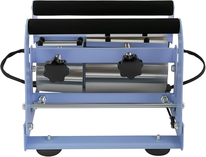 Tumbler Heat Press Machine, 110V 40Oz Mug Press Sublimation Machine with Temp and Time Adjustable - Double Cup Mats for Ceramic Mugs, Glass Cans Car Cups (Light Blue)