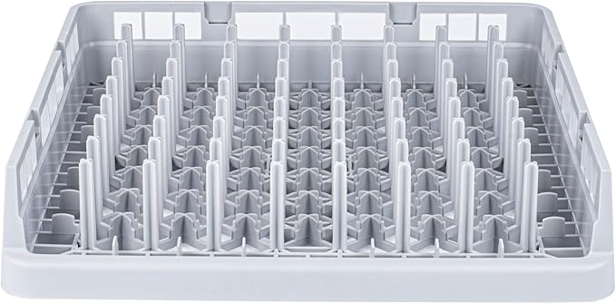 Restaurantware-Clean Tek Professional Peg Rack, 1 Heavy Duty Tray Rack for Dishwashing - Durable, Long-Lasting, Gray Polypropylene Dish Rack, All Purpose, Ideal for Plates, Trays, and Bowls