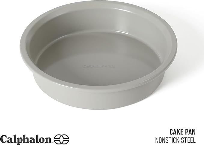 Calphalon Legacy 8 Inch PFA Fee Nonstick Cake Pan - Taupe