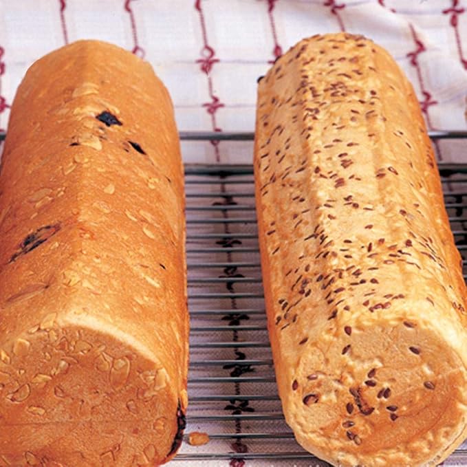 Aluminum Alloy Open Close Type Corrugated Round Toast Bread, Reusable Bread Loaf Pan Nonstick Bread DIY Baking Tool