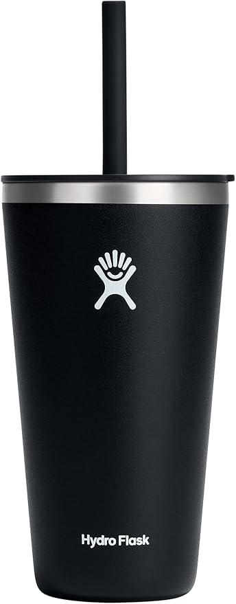 28 OZ All Around Tumbler Straw LID Black