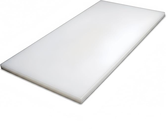 Commercial Cutting Board, Plastic Poly Kitchen Board Dishwasher Safe, Heavy Duty Food Prep Surface for Restaurant Use (36"L x 24"W x 0.38"Th)