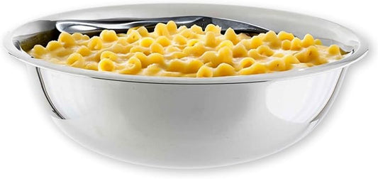 TableCraft 824 Stainless Steel Mixing Bowl, 3 Qt, Lightweight and Durable, Professional Grade for Baking and Prep, Ideal for Kitchens or Bakeries, 10" x 10" x 3", Silver