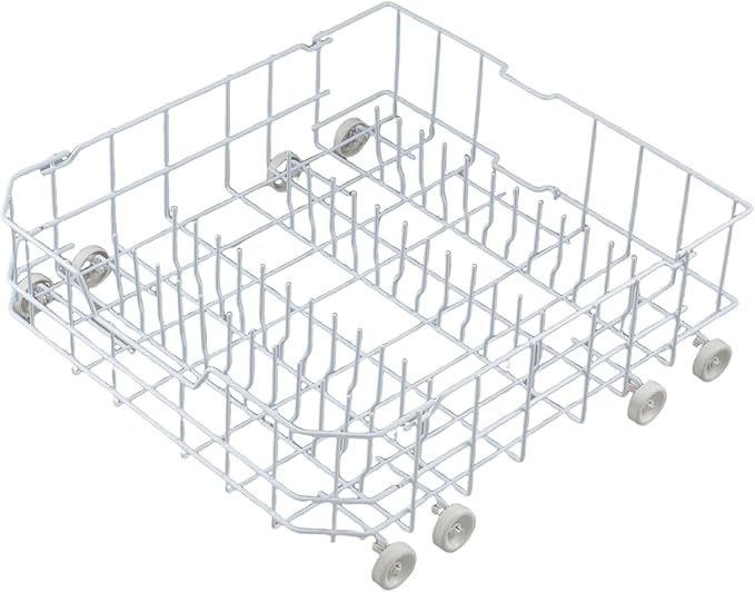 Upgraded WD28X10384 Dishwasher Lower Rack Replacement Parts for GE Dishwasher Parts Bottom Rack GLD5600V00BB GLD4560R00SS GE Dishwasher Rack Lower Dishrack Assembly Bottom Dish Rack 8 Rollers