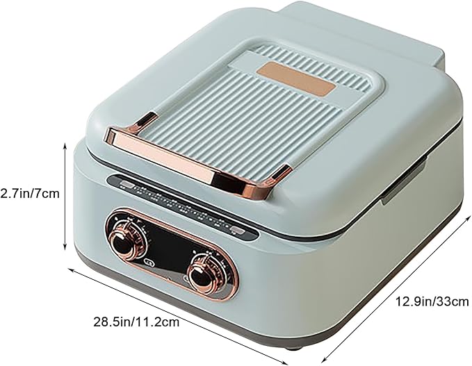 Electric Pancake Pan, Electric Baking Pan, Electric Skillet, Electric Fry Pan, Large Capacity Non-Stick Pan, for BBQ, Steaks, Sandwiche