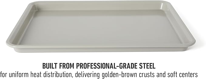 Calphalon Legacy 18 x 13 Inch PFA Free Nonstick Cookie Sheet - Taupe