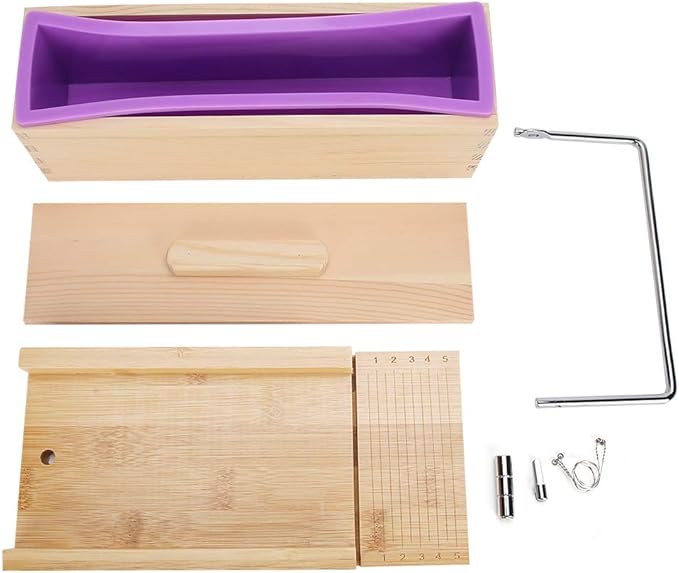 900ml Hand Made Non Stick Cake Bread Making Wire Set, Multifunctional Baking Tools, and Silicone with Measurement Scales,