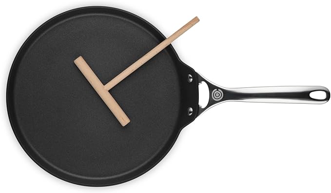 Le Creuset Toughened Nonstick PRO Crepe Pan with Rateau, 11"