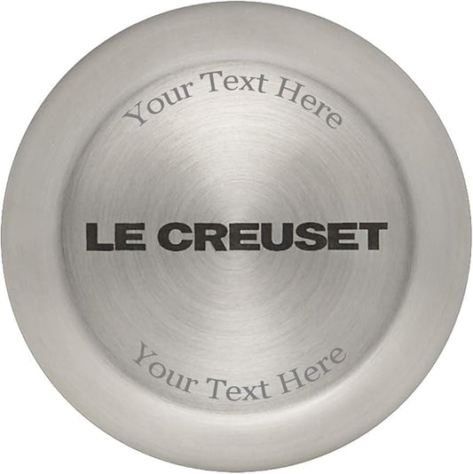Le Creuset Enameled Cast Iron Signature Oval Dutch Oven with Personalized Knob Engraving, 9.5 qt.
