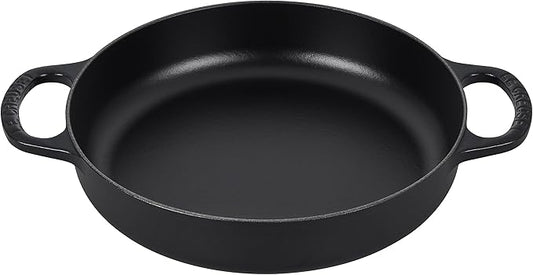 Le Creuset Signature Cast Iron Everyday Pan, 11", Licorice