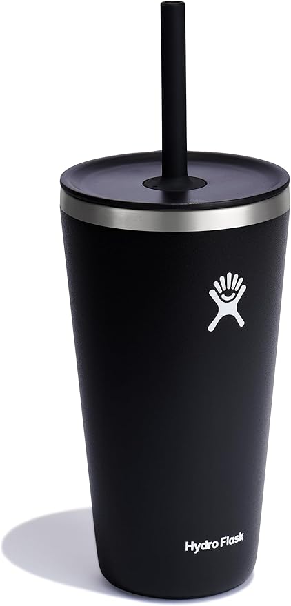 28 OZ All Around Tumbler Straw LID Black