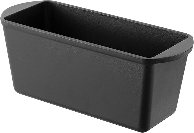 Navaris Enameled Cast Iron Bread Loaf Pan - 13.4" x 5.1"(34 x 13cm) Non-Stick Bread Baking Pan for Homemade Bread, Sourdough, Meatloaf, Cake, Oven Safe, Even Heat Distribution