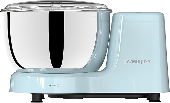 Electric Dough Maker with Ferment Function - 5.5QT Stainless Steel Kneading Machine for Sourdough, Bread, Pizza - Upgraded 230W DC Motor Mixer for Faster Glove Film & Home Baking
