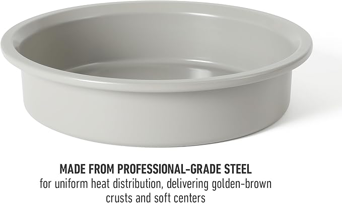 Calphalon Legacy 8 Inch PFA Fee Nonstick Cake Pan - Taupe