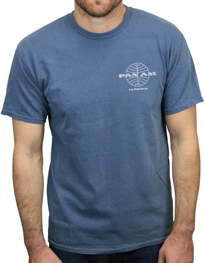 Pan Am Globe Short Sleeve Comfortable Cotton T-Shirt