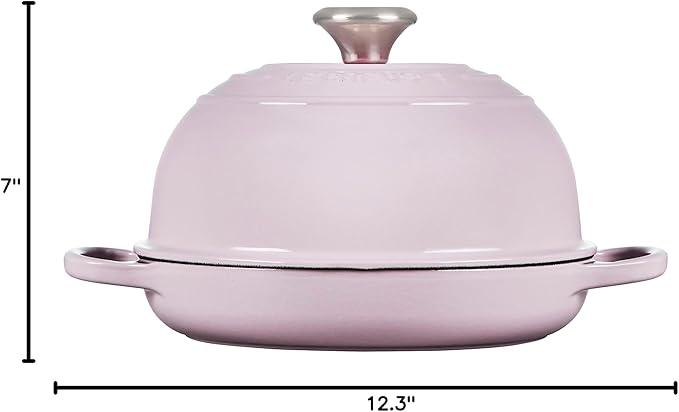Le Creuset Enameled Cast Iron Signature Round Bread Oven, 9.5 inch, Shallot