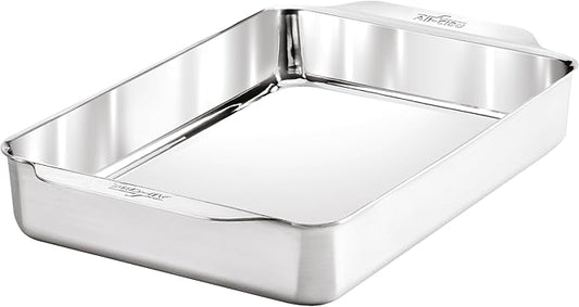 All-Clad Stainless Steel Bakeware, Rectangular Baking Pan, 9 x 13 inch