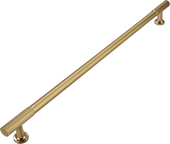 khtumeware Appliance Pull 12 Inch Hole Center 1 Pack Champagne Bronze Cabinet Pulls Heavy Duty Solid Satin Brass Kitchen Drawer Handles Cabinet Hardware for Cupboard Drawer Handles Dresser Pulls