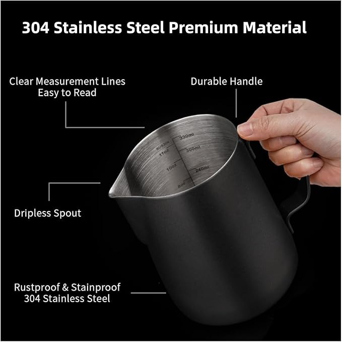 25 PCS Espresso Accessories - 51mm Coffee Tamper Set, with Tamper, WDT Tool,Stirrer, Frothing Pitcher, Latte Art Pen, Tamper Mat, Stencils for Machine, Dosing Funnel, Coffee Sifter Sprinkler Powder