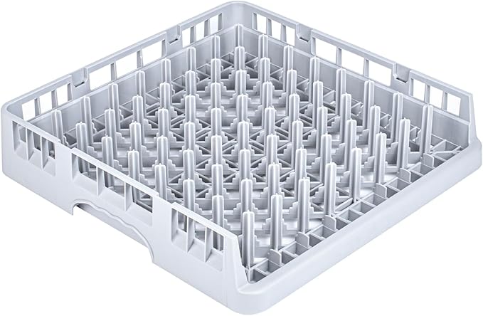 Restaurantware-Clean Tek Professional Peg Rack, 1 Heavy Duty Tray Rack for Dishwashing - Durable, Long-Lasting, Gray Polypropylene Dish Rack, All Purpose, Ideal for Plates, Trays, and Bowls