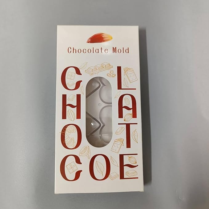 TUKE Polycarbonate Chocolate Molds Rectangle Shape 3D Pattern Chocolate Bar Mold 3 Pack Durable & Flexible Candy Moulds for Homemade Chocolates, Baking & Desserts - BPA-Free (E_ Rectangle)
