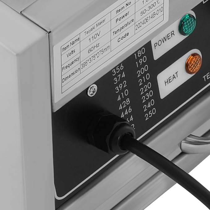 Commercial Waffle Making Machine, 110V Electric Egg-Shaped Waffle Making Machine, Stainless Steel Waffle Baking Machine, Temperature & Time Adjustable