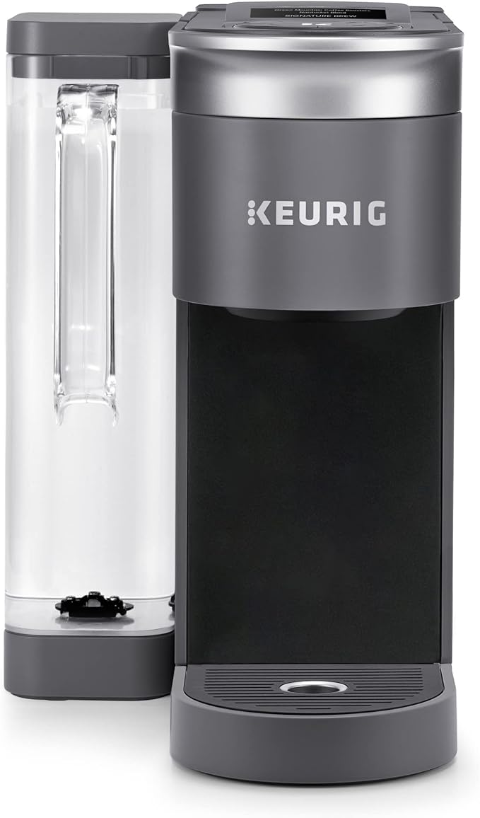 Keurig K-Supreme SMART Single Serve Coffee Maker With Wifi Compatibility, 4 Brew Sizes, And 66oz Removable Reservoir, Compatible with Alexa, Gray