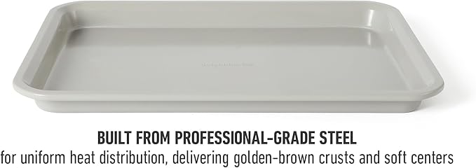 Calphalon Legacy 3 Piece 18 ", 15" and 13" PFA Free Nonstick Cookie Sheet - Taupe