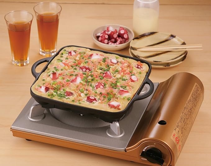 Iwatani Takoyaki Grill Pan , Medium, Black