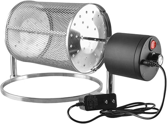Electric Coffee Roasting Machine Grains Nut-Roaster Baking Machine Stainless Steel Coffee Roasting Cage (A)