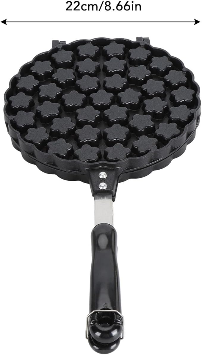 aqxreight Waffle Baking Pan Aluminum Alloy Heat Press Plate Cooking Baking Tool for Household Kitchen