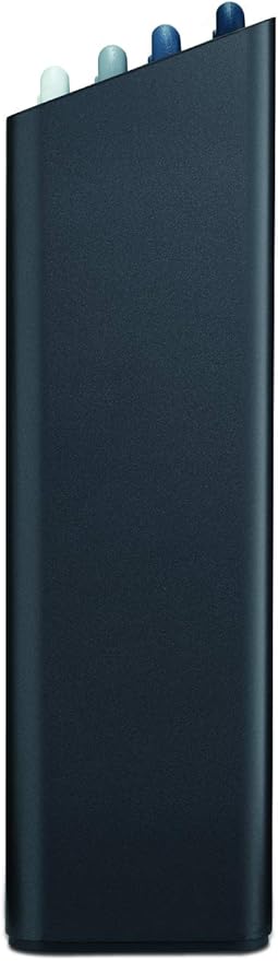 Joseph Joseph Folio 4-Piece Colour coded Cutting Board Set, Slimline case for organized Kitchen storage, Graphite