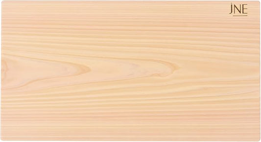 Hinoki Cypress Reversible Wood Cutting Board, 17.3" x 9.5" x1", Chopping Board, Butcher Board, Serving Board, Solid Single Piece, No Joint, No Glue | Holiday Gift