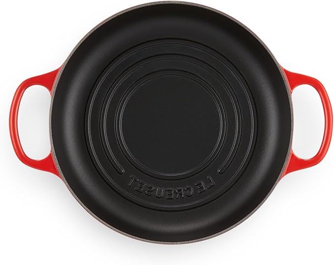 Le Creuset Enameled Cast Iron Signature Round Bread Oven, 9.5 inch, Cerise