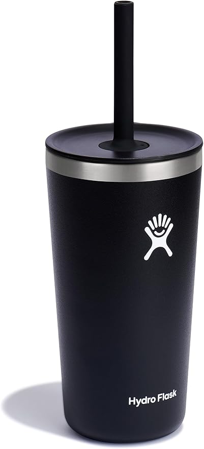 20 OZ All Around Tumbler Straw LID Black