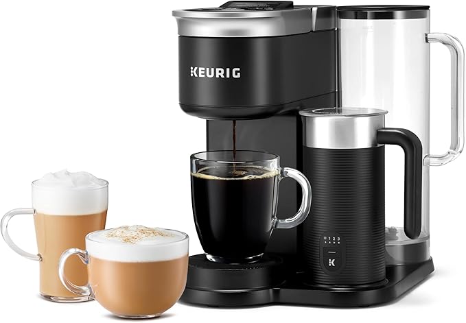 Keurig K-Cafe Essentials Single Serve K-Cup Pod Coffee Maker, Black