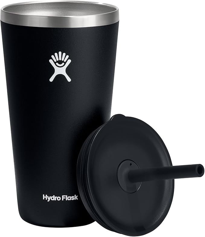 28 OZ All Around Tumbler Straw LID Black